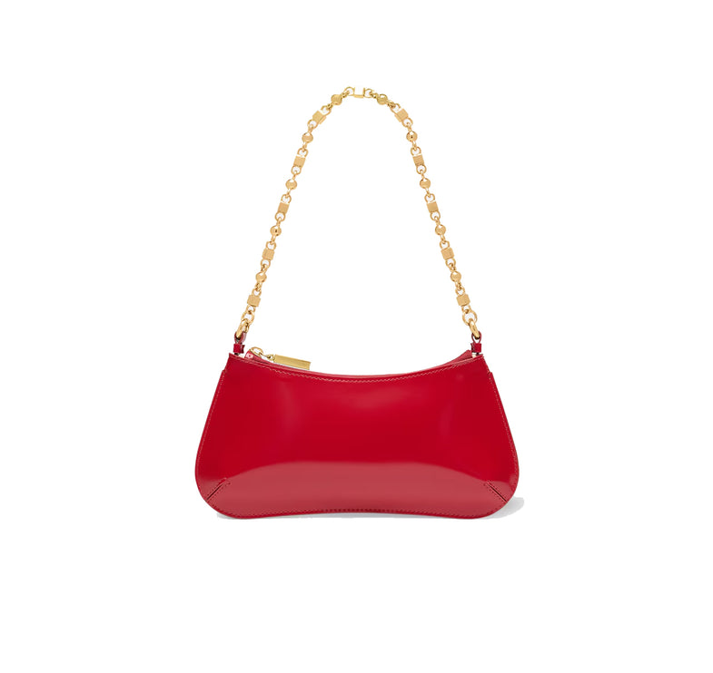 Jacquemus Women's The Small Bisou Chaîne Red/Gold