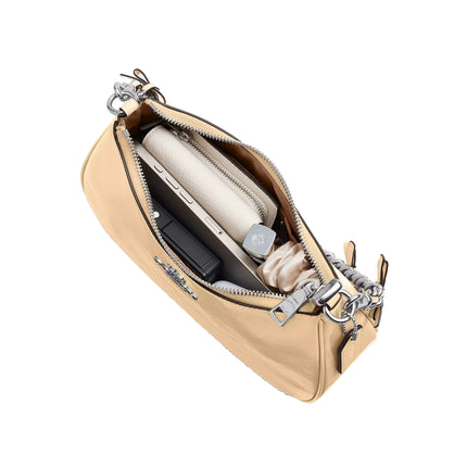 Coach Women's Teri Shoulder Bag With Bows Silver/Light Sand