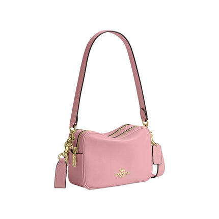 Coach Women's Mini Carey Crossbody Bag Gold/Soft Pink