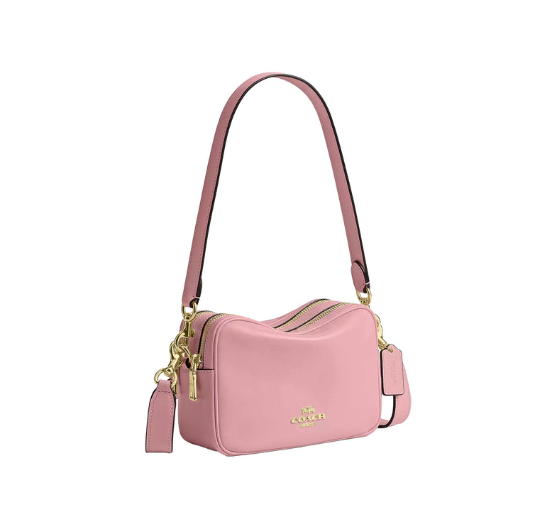Coach Women's Mini Carey Crossbody Bag Gold/Soft Pink