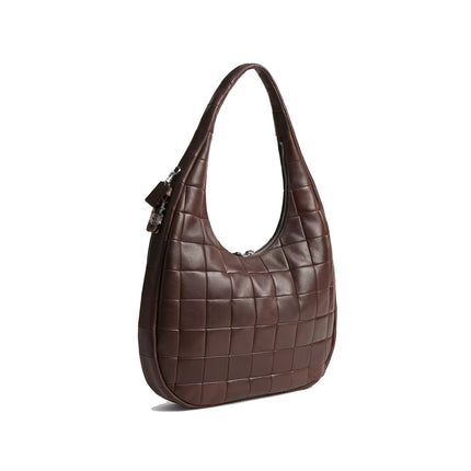 Coach Women's Alter/Ego Large Crescent Shoulder Bag In Upcrafted Leather Maple