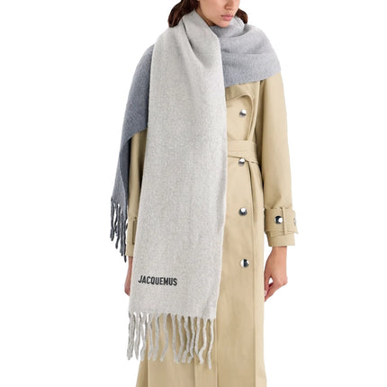 Jacquemus Unisex The Moisson Scarf Multi Grey