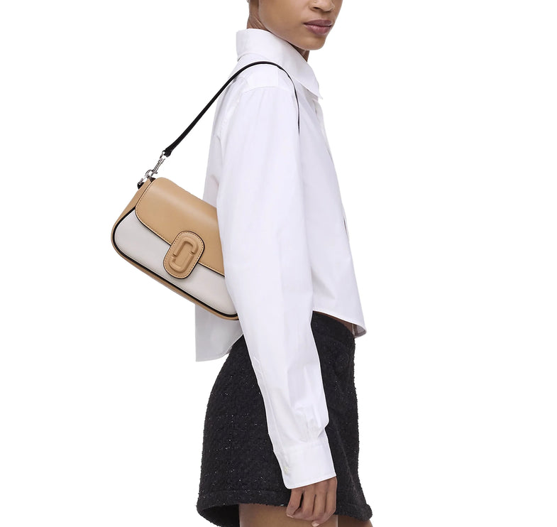 Marc Jacobs Women's The Colorblock Large Clover Shoulder Bag Camel Multi