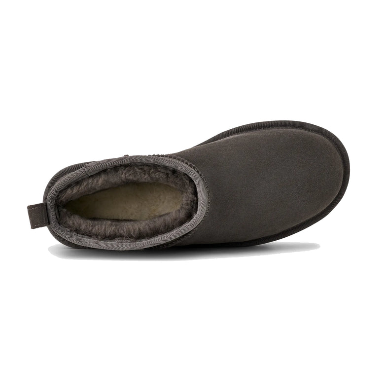 UGG Women's Classic Ultra Mini Platform Charcoal Grey