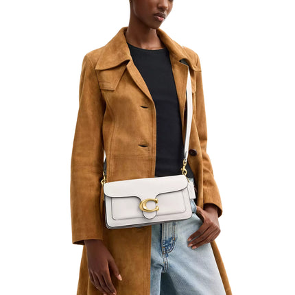 Coach Women's Tabby Shoulder Bag 26 Brass/Chalk