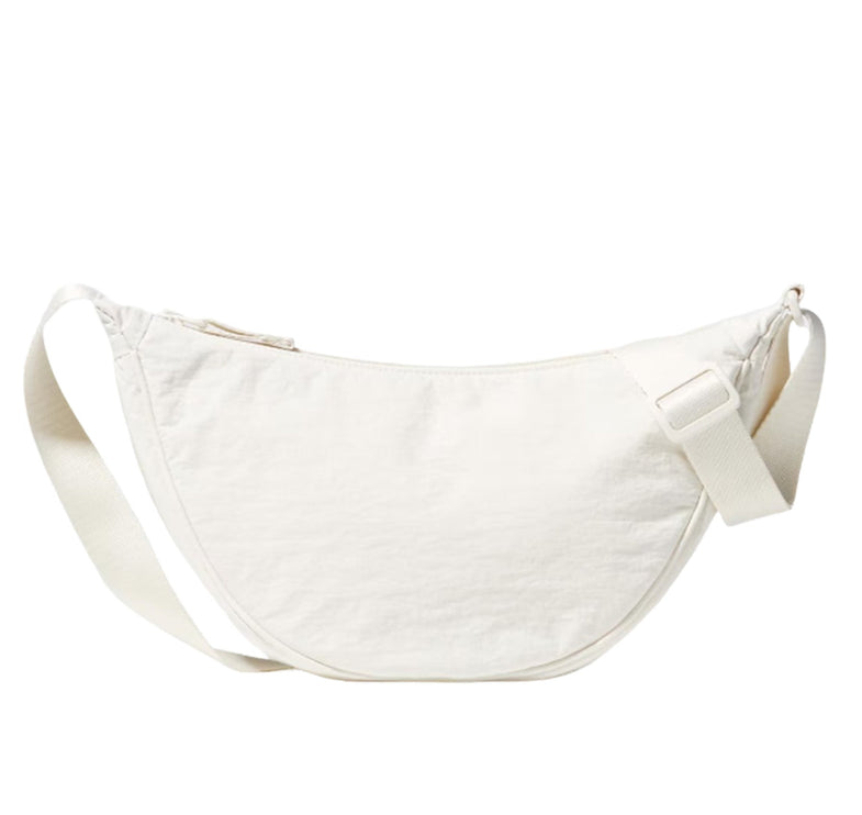 Uniqlo Unisex Round Mini Shoulder Bag 01 Off White