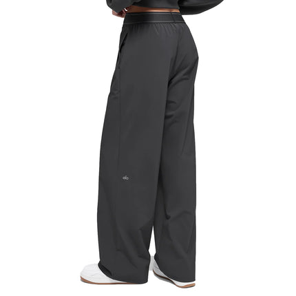 alo Women's Suit Up Trouser (Long) Anthracite