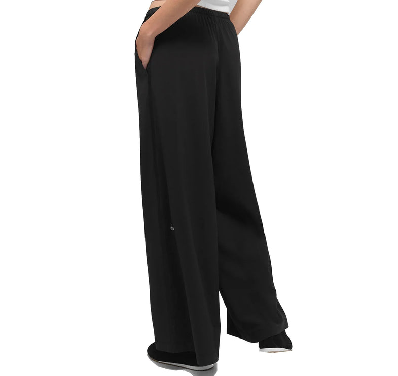 alo Women's Breezy Wide Leg Pant (Regular) Black