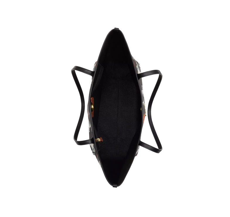 Coach Women's City Tote Bag In Signature Canvas With Halloween Print Gold/Walnut Multi