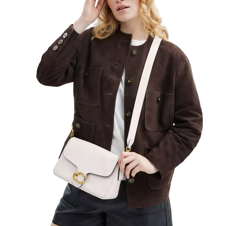 Coach Women's Soft Tabby Shoulder Bag Brass/Chalk