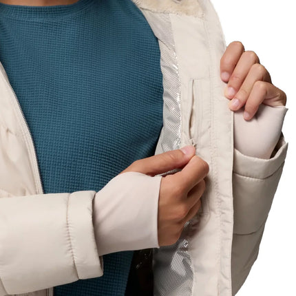 Columbia Women's Heavenly Hooded Jacket Dark Stone