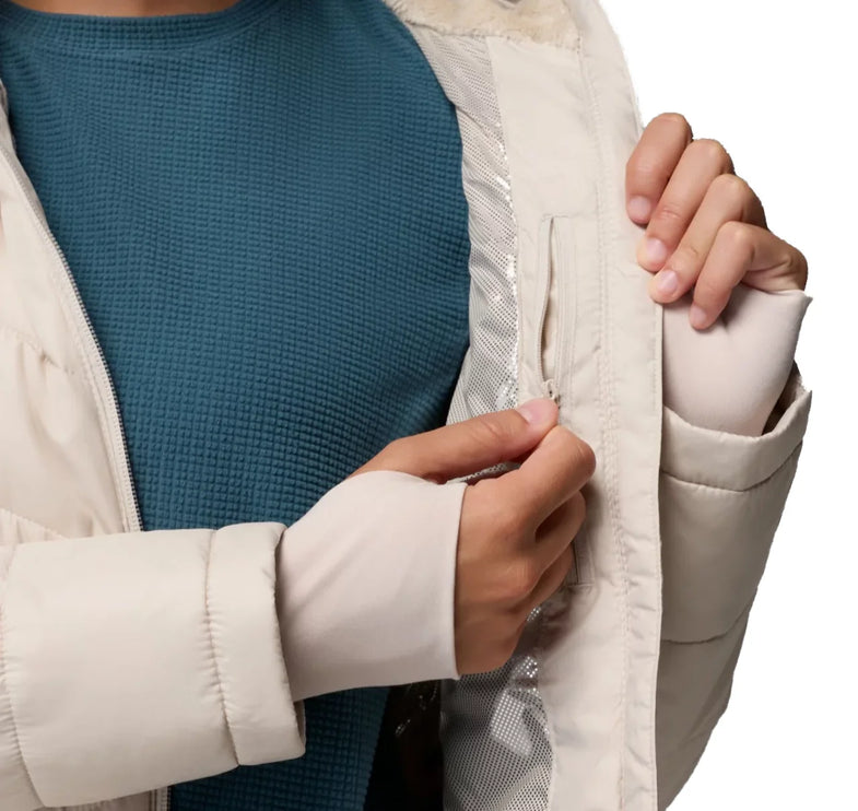 Columbia Women's Heavenly Hooded Jacket Dark Stone