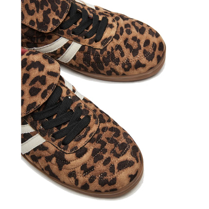 Steve Madden Women's Madrid-X Leopard Low-Top Sneakers Leopard