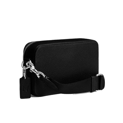 Coach Unisex Disney X Coach Charter Slim Crossbody Bag With Mickey Mouse Black