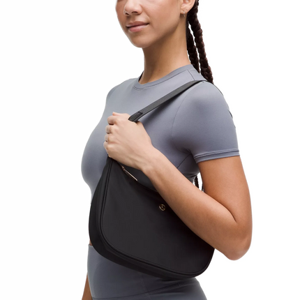 lululemon Unisex City Essentials Small Shoulder Bag Black
