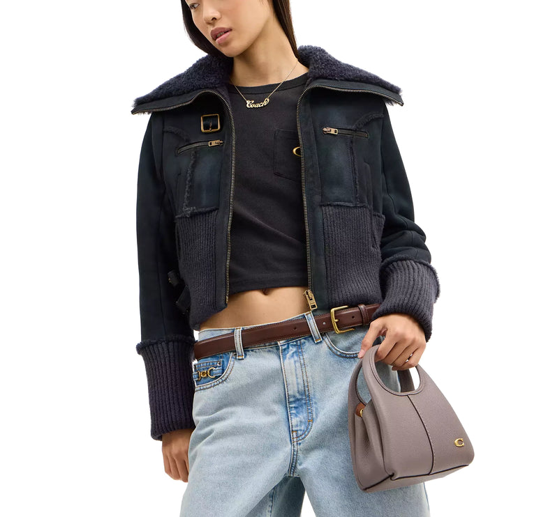 Coach Women's Lana Shoulder Bag 19 Brass/Ash