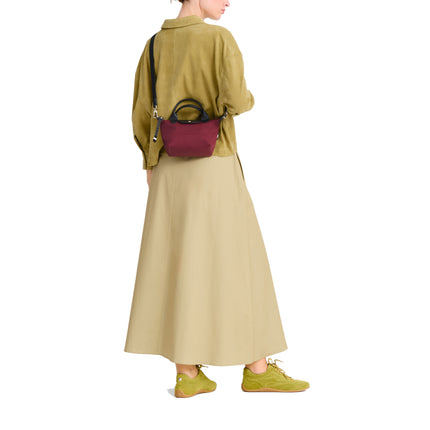 Longchamp Women's Le Pliage Energy XS Handbag Burgundy