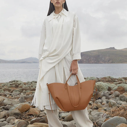 Polène Women's Cyme Edition Textured Sea Camel