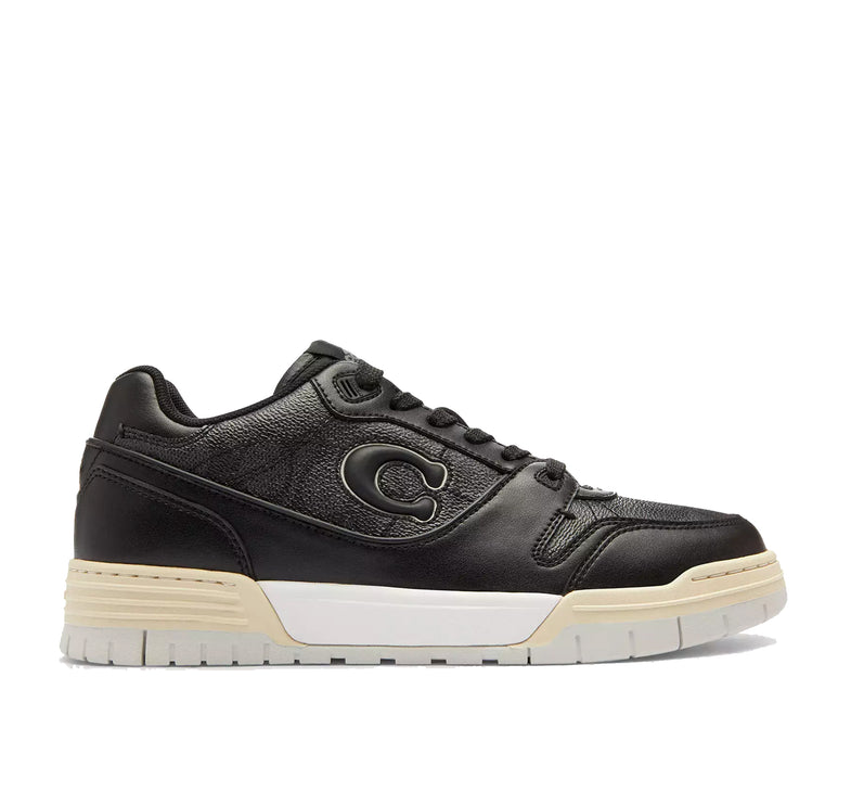 Coach Women's Soho Sneaker In Signature Canvas Charcoal/Black