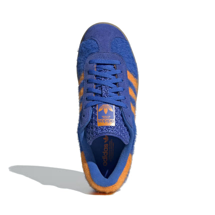 Adidas Women's Gazelle Bold Hi-Res Blue/Bright Orange/Gold Metallic JS3906