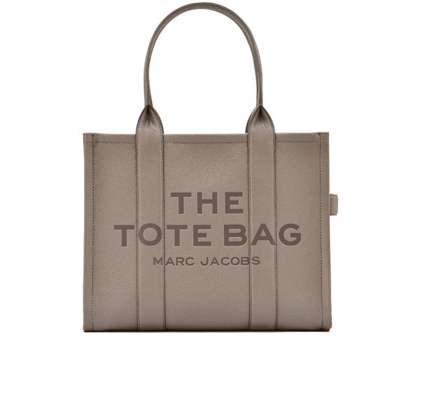 Marc Jacobs Women's The Leather Large Tote Bag Cement