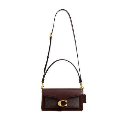 Coach Women's Tabby Shoulder Bag 26 In Signature Canvas Brass/Maple