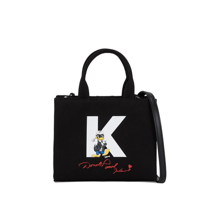 Disney x KARL LAGERFELD Unisex Mini Shopper Black