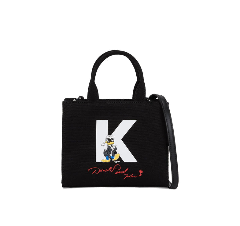 Disney x KARL LAGERFELD Unisex Mini Shopper Black