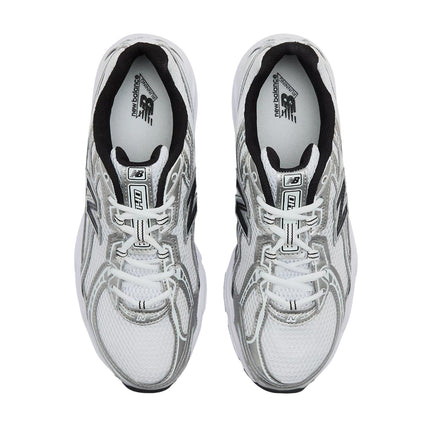 New Balance 740 White with Metallic Silver and Black U740NW2