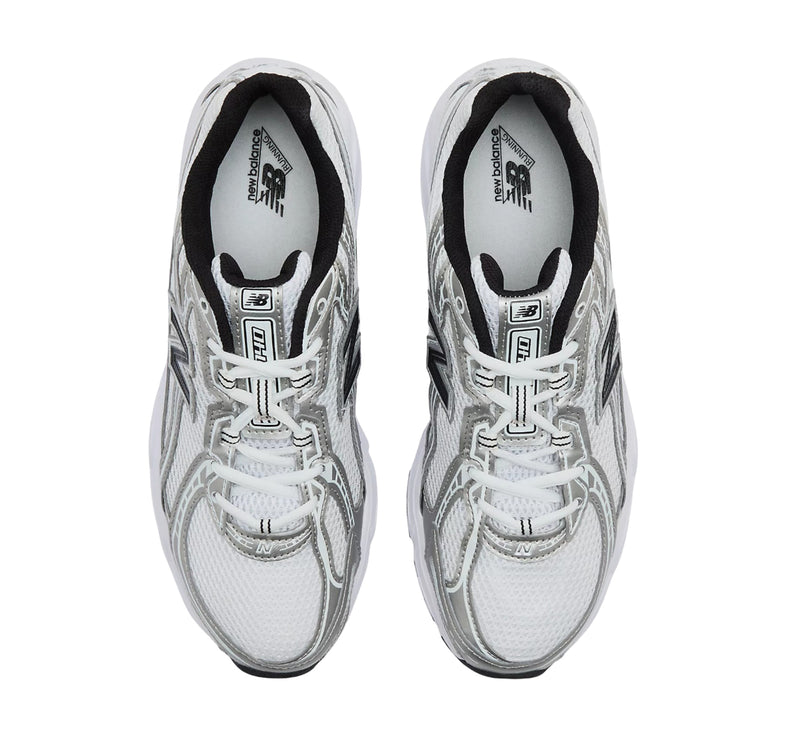 New Balance 740 White with Metallic Silver and Black U740NW2