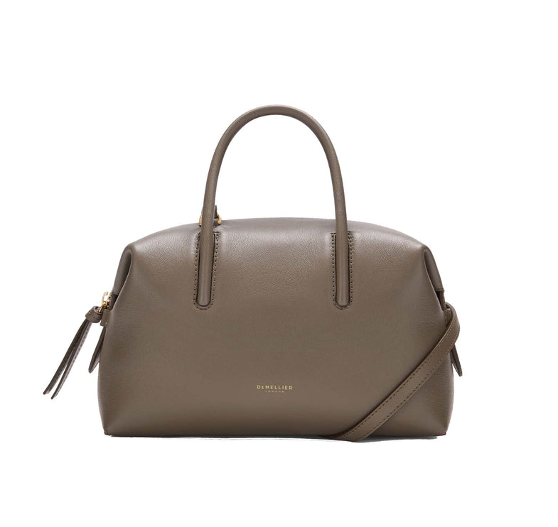 DeMellier London Women's The Small Stockholm Dark Taupe Fine Grain