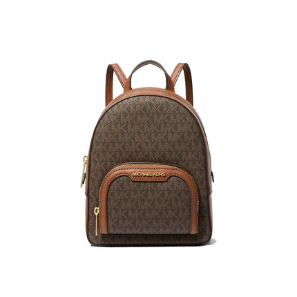 Michael Kors Women's Jaycee Extra-Small Signature Logo Backpack Brown