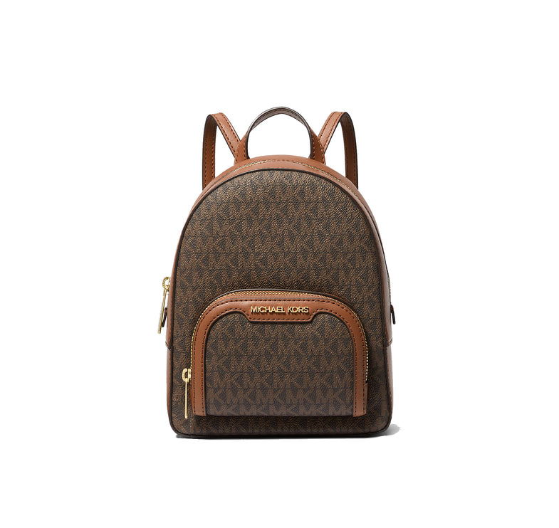 Michael Kors Women's Jaycee Extra-Small Signature Logo Backpack Brown