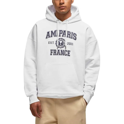 AMI Alexandre Mattiussi Unisex France Hoodie White