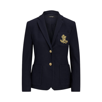 Polo Ralph Lauren Women's Bullion Jacquard Blazer Lauren Navy