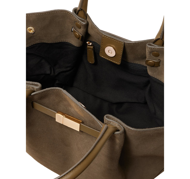 DeMellier London Women's The Midi New York Green Suede