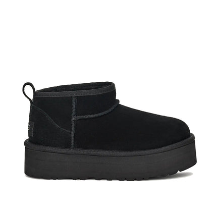 UGG Classic Ultra Mini Platform çocuk botu, siyah süet