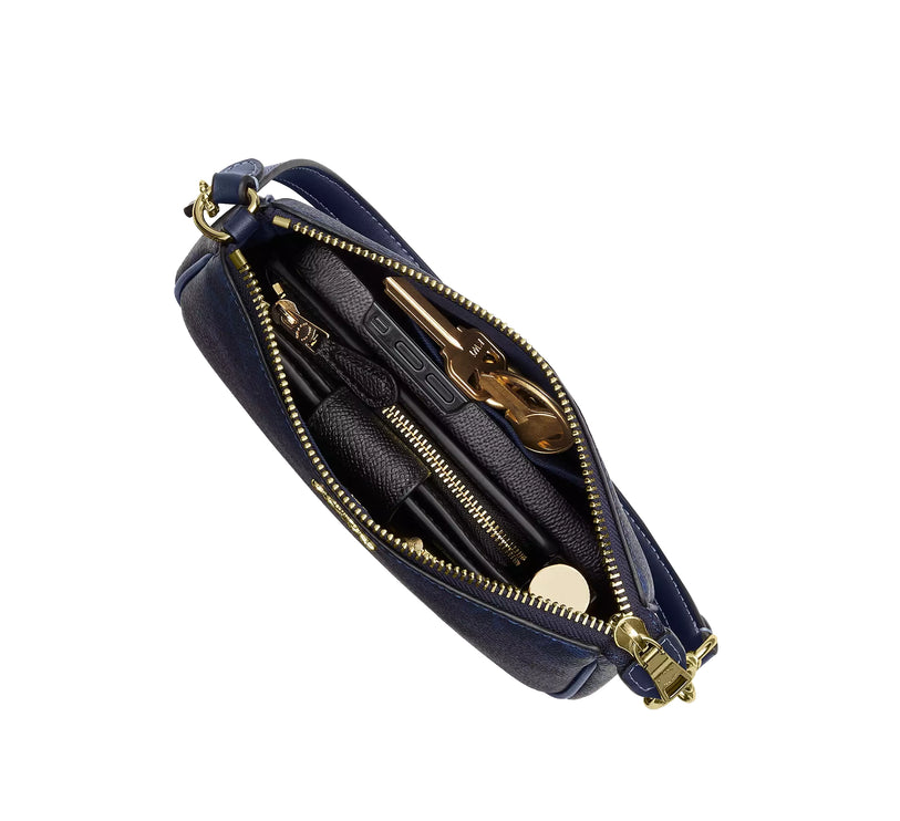 Coach Women's Nolita 19 In Signature Canvas Gold/Navy