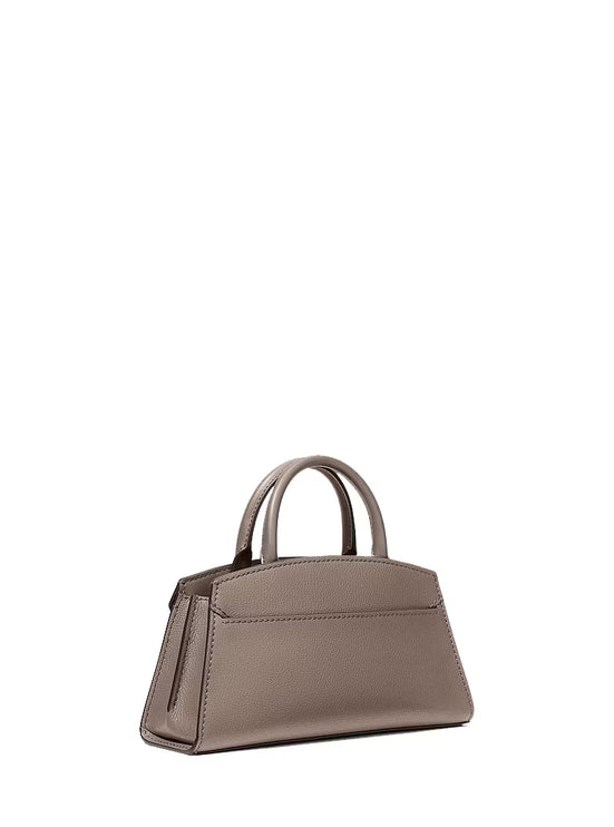 Michael Kors Women's Greta Small Leather Satchel Bag Mushroom