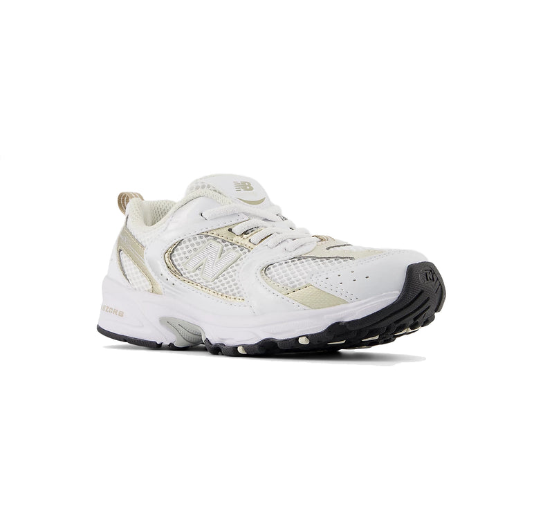 New Balance Little Kid's 530 White with Stoneware PZ530RD