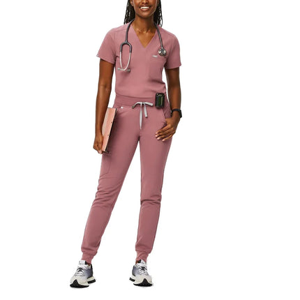 FIGS Women's Zamora Jogger Scrub Pants Mauve
