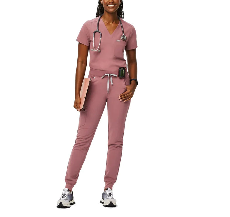 FIGS Women's Zamora Jogger Scrub Pants Mauve