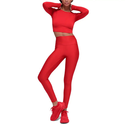 alo Women's 7/8 High-Waist Airlift Legging Bright Red
