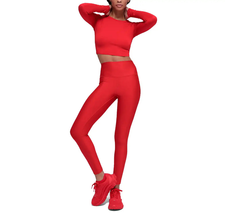 alo Women's 7/8 High-Waist Airlift Legging Bright Red