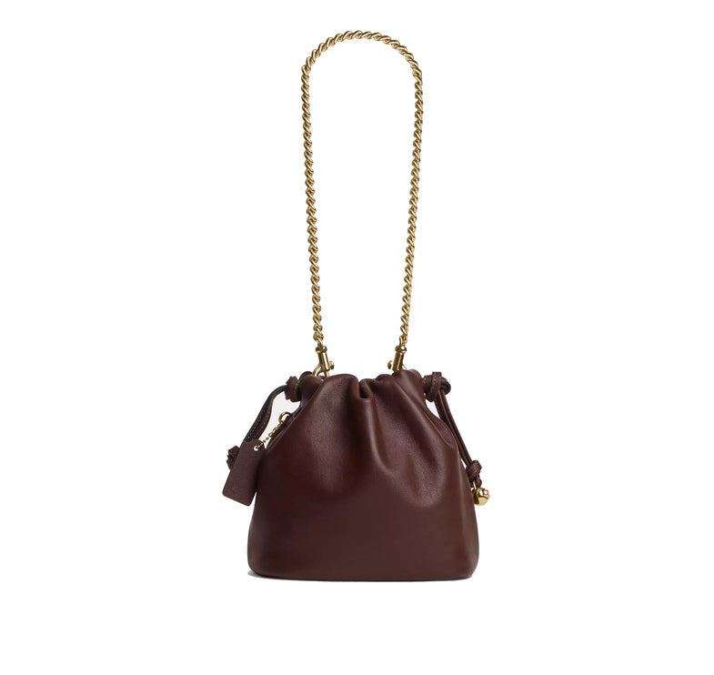 Coach Women's Faye Mini Drawstring Bag Gold/Maple