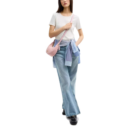 Coach Women's Emily Shoulder Bag In Signature Denim Gold/Light Pink