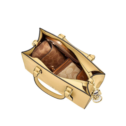 Coach Women's Maggie Small Tote Bag Gold/Vanilla