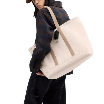 Coach Unisex Utility Tote Natural