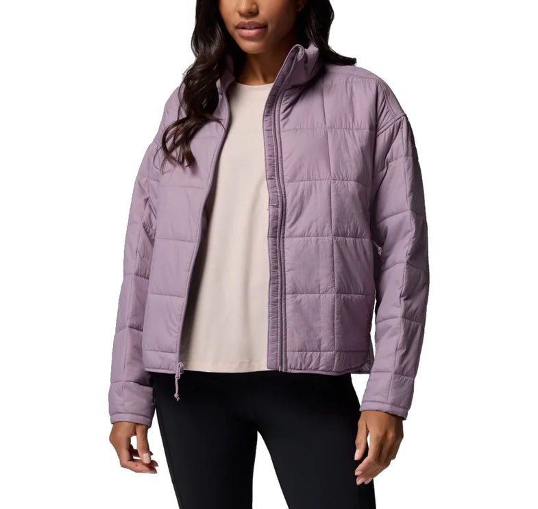 Columbia Women's Sienna Hill Quilted Jacket Shale Purple