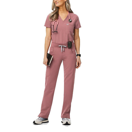 FIGS Women's Kade Cargo Scrub Pants Mauve